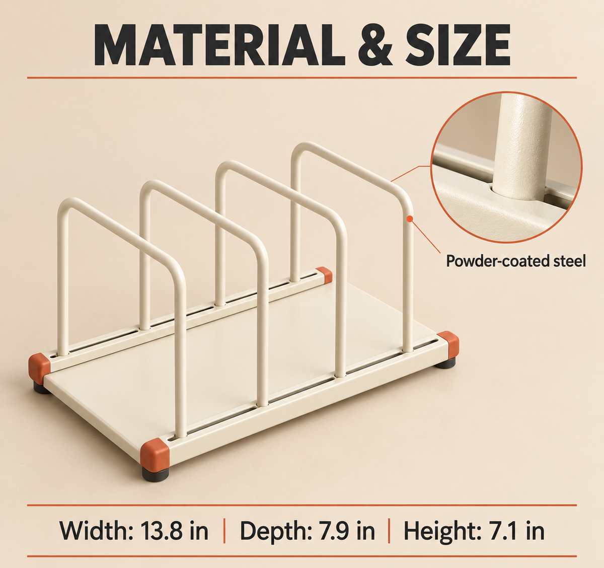 Pantrivelle LidLine Pot Lid Organizer