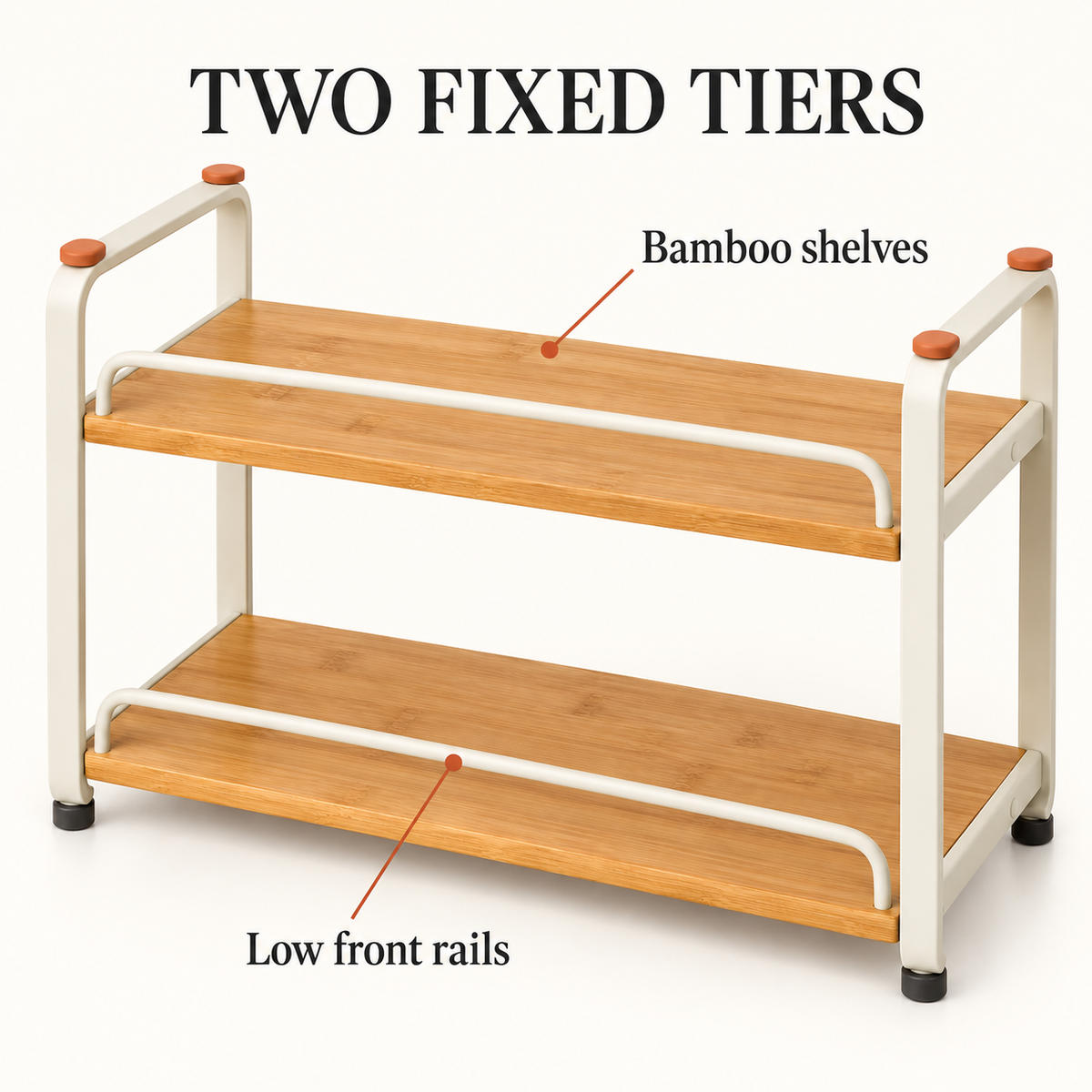 Pantrivelle SpiceStep Two-Tier Countertop Spice Rack
