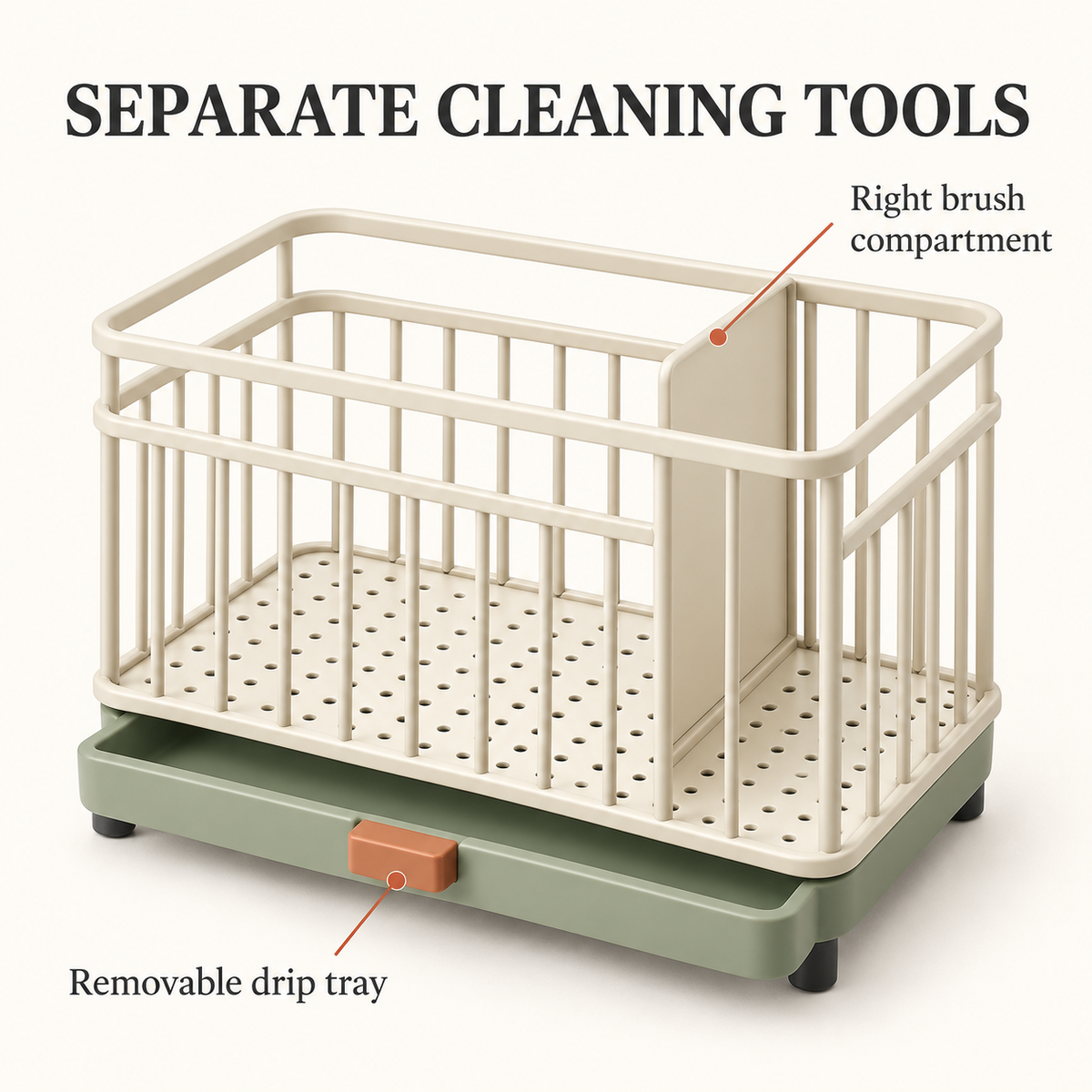 Pantrivelle SinkNest Sink Caddy with Removable Drip Tray