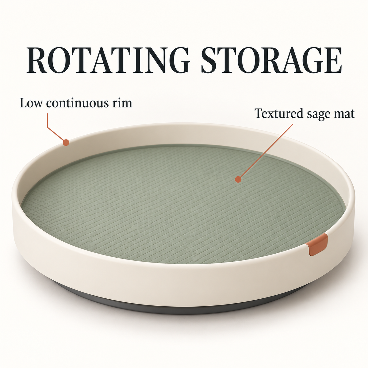 Pantrivelle OrbitTray 11-Inch Rotating Organizer Tray