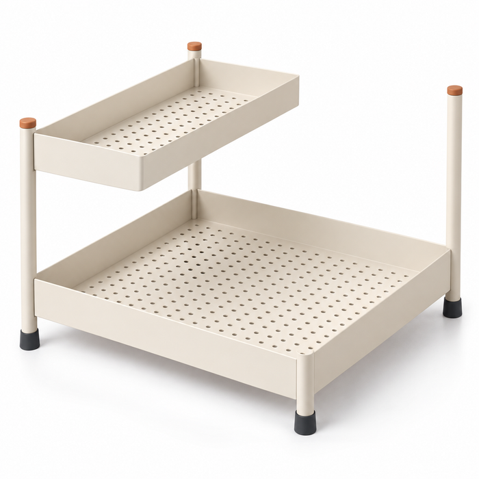 Pantrivelle UnderEase Two-Tier Under-Sink Organizer
