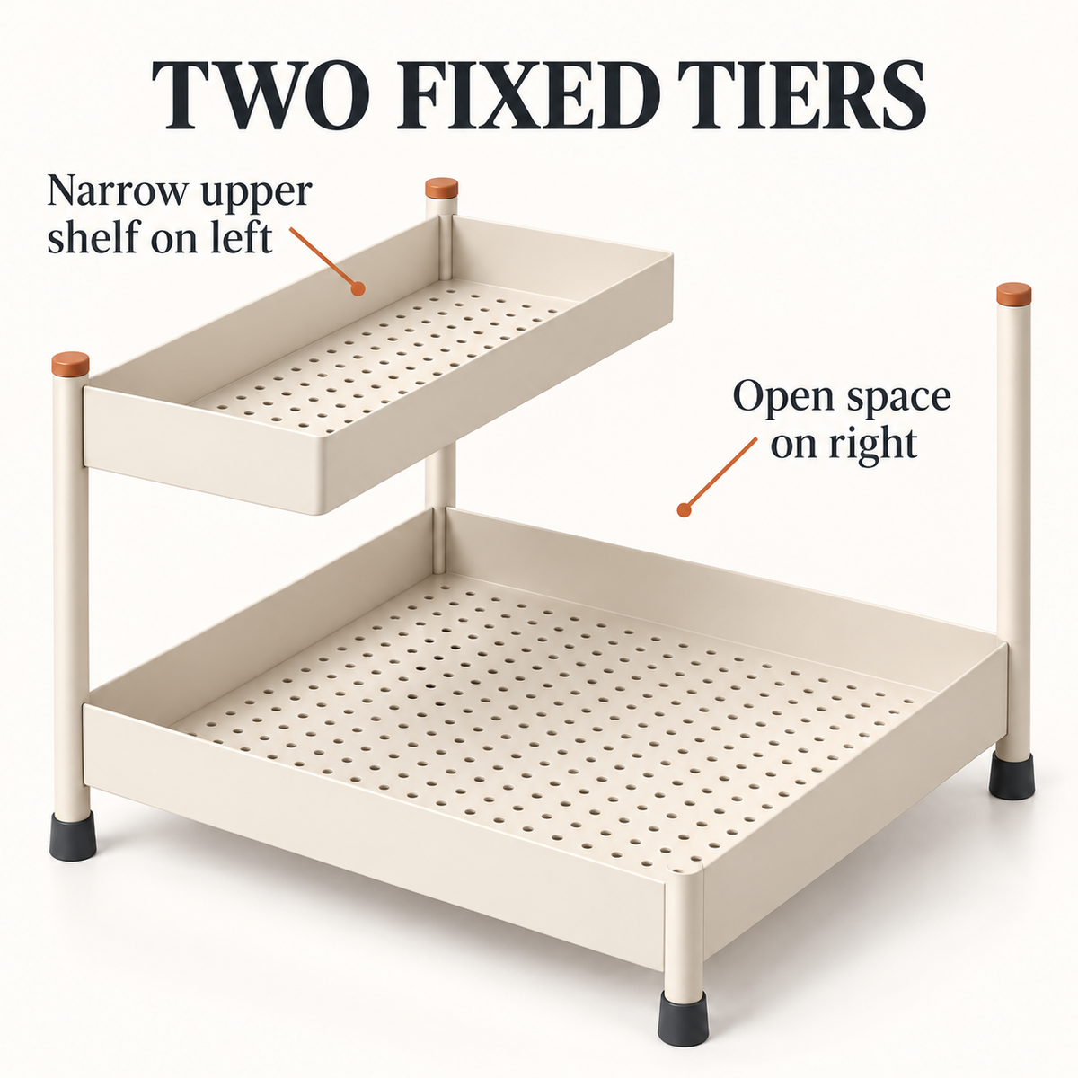 Pantrivelle UnderEase Two-Tier Under-Sink Organizer