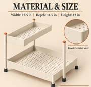 Pantrivelle UnderEase Two-Tier Under-Sink Organizer